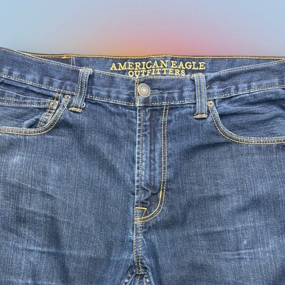 AMERICAN EAGLE Men’s 34 x 32 SLIM Blue Jeans - Picture 2 of 4